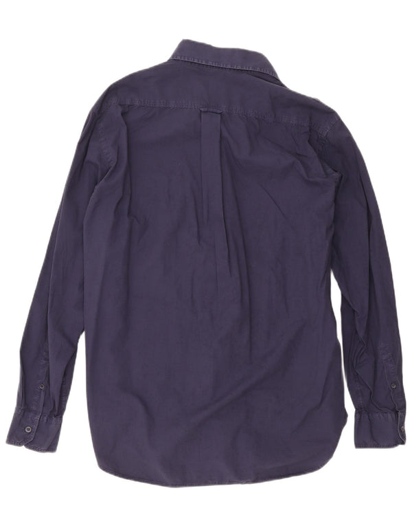 Camisa geográfica masculina Napapijri XL azul marinho