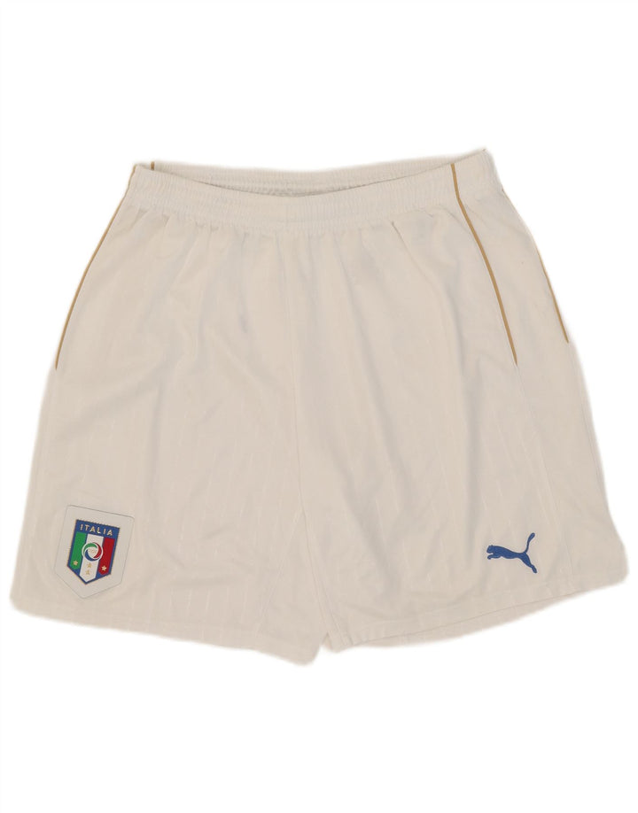 Puma Mens Italia Sport Shorts XL Branco