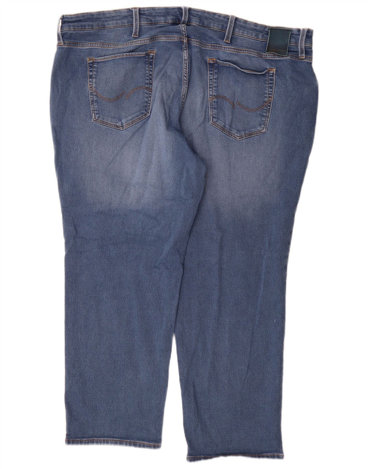 Jeans retos masculinos Jack & Jones W48 L30 algodão azul