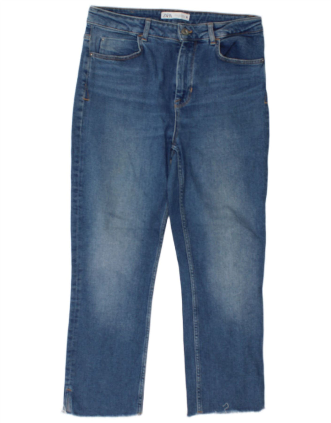 Calça jeans feminina Zara EU 42 grande W32 L25 azul