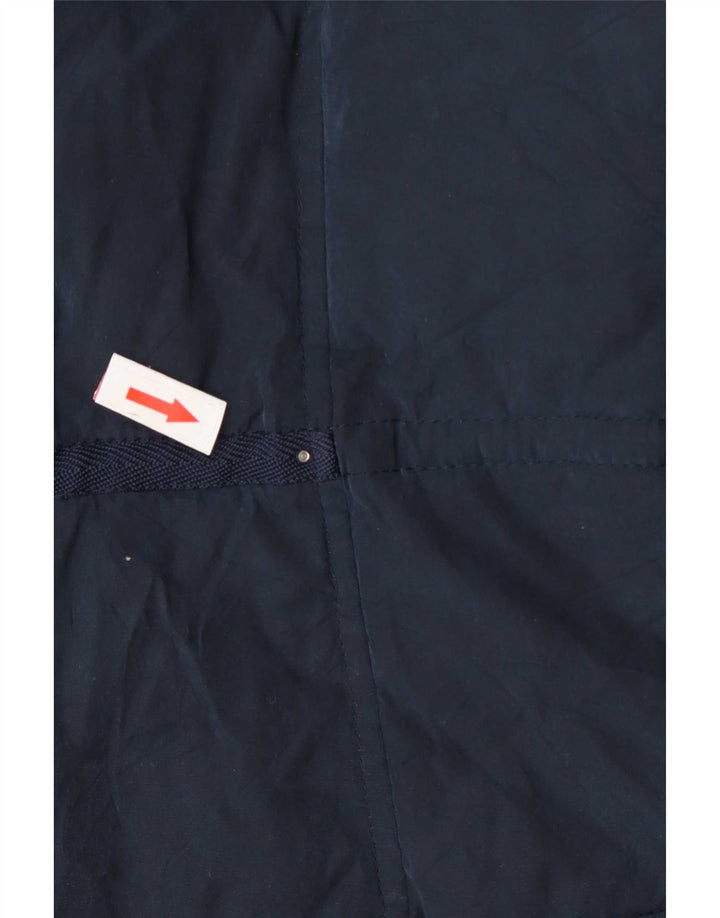 Jaqueta feminina acolchoada com capuz Nautica UK 14 poliéster azul marinho médio