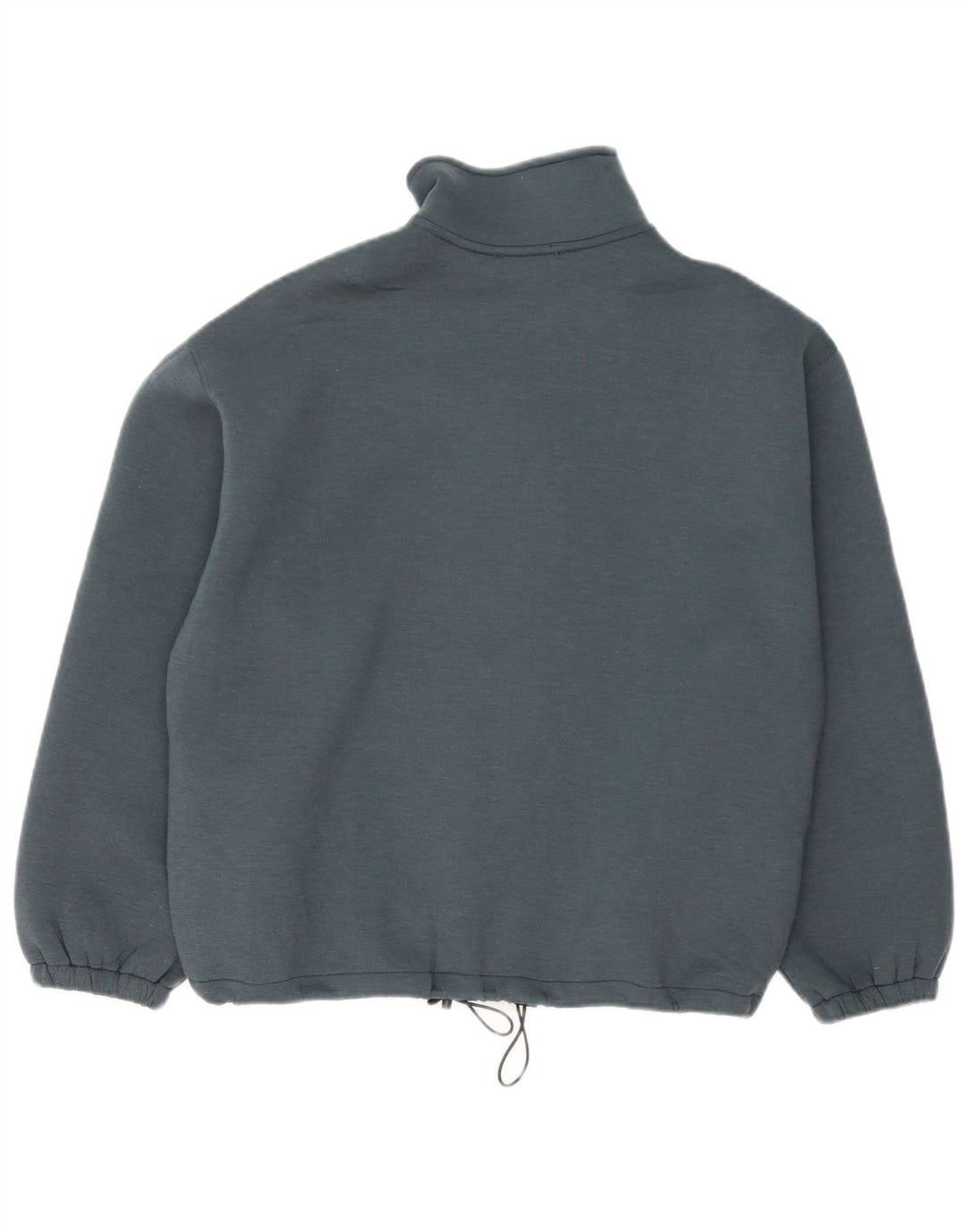 Zara Womens Oversized Tracksuit Top Jacket UK 10 Pequeno Azul Poliéster