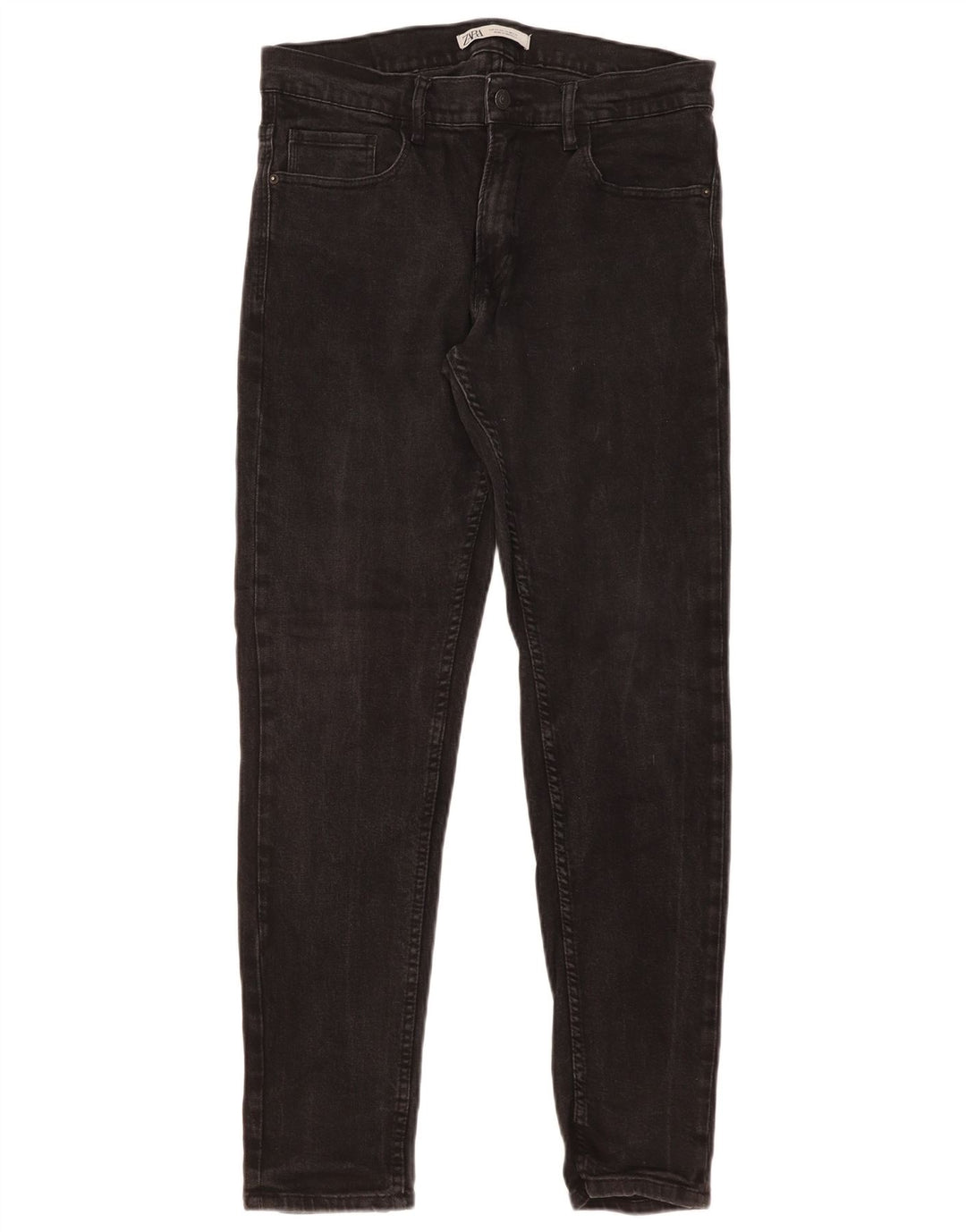 Zara Mens Slim Jeans EU 44 Grande W34 L31 Preto