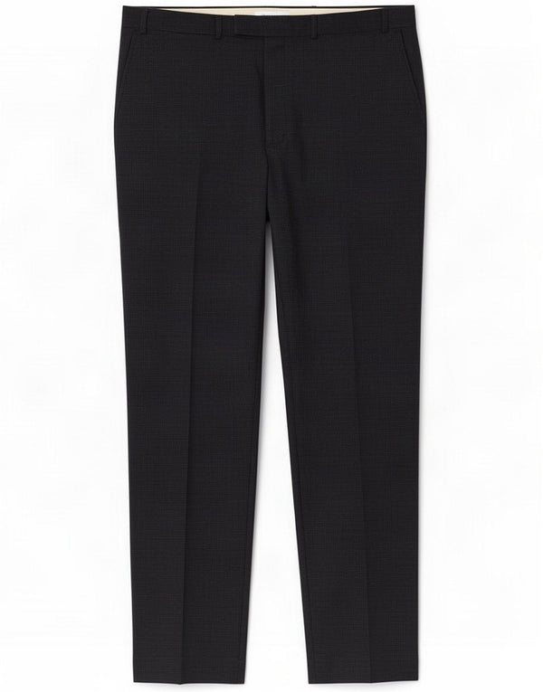 Calça masculina Marks & Spencer W40 L33 azul marinho Houndstooth