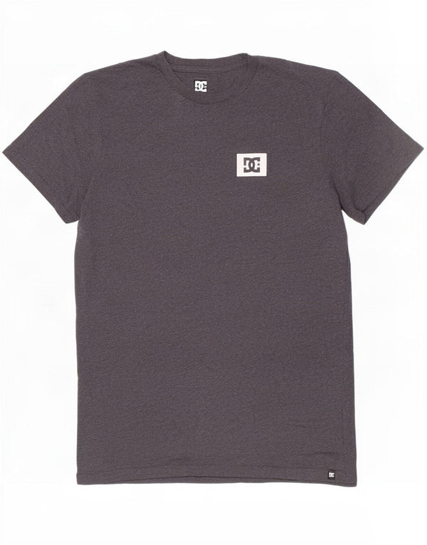 Camiseta gráfica masculina DC pequena cinza