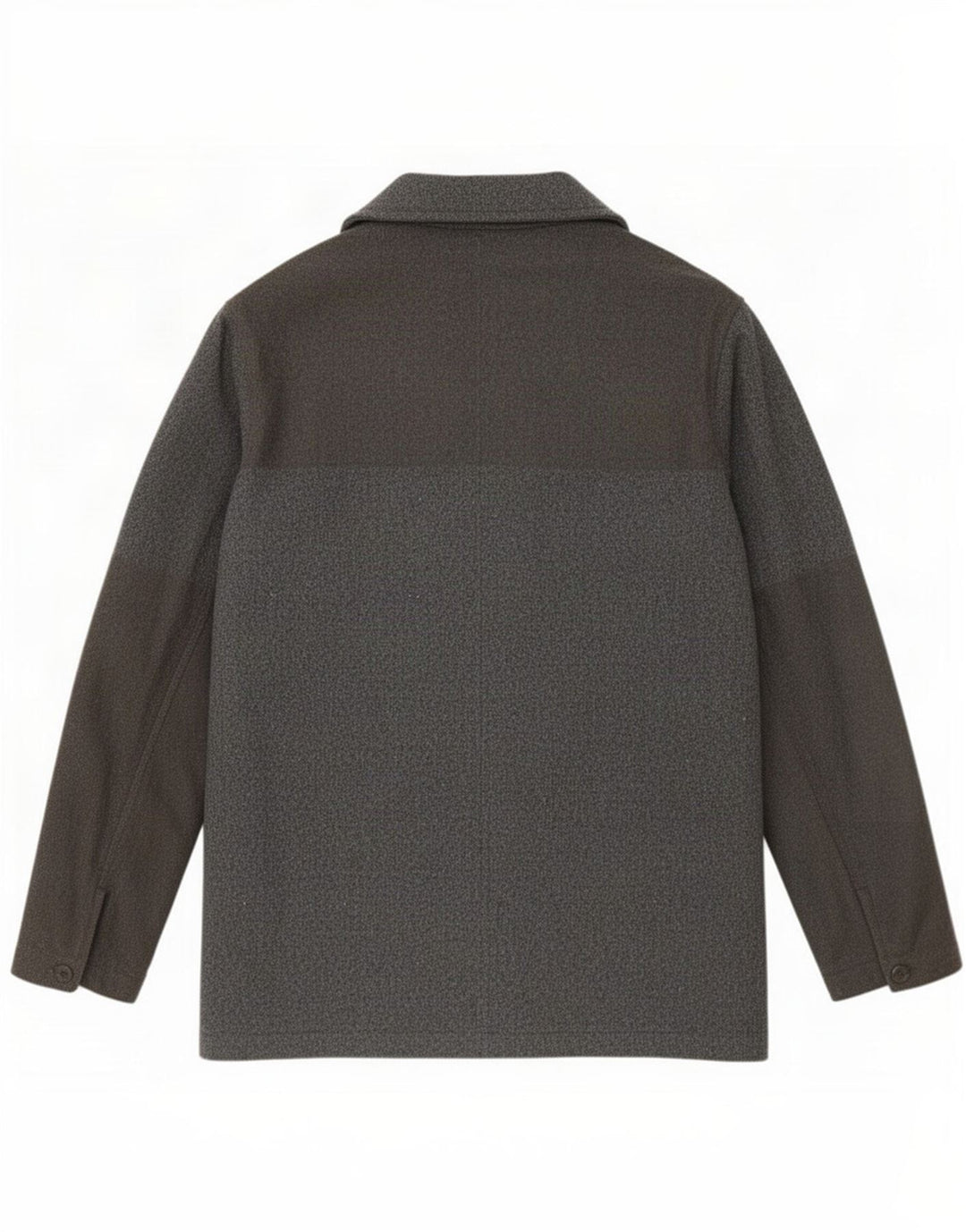 Casaco corta-vento masculino Levi's com 3 botões Reino Unido 38 lã cinza médio