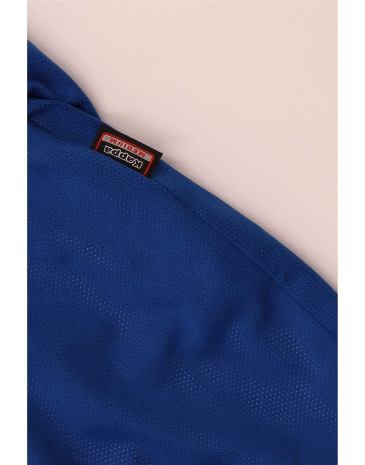 Kappa Mens Sport Shorts Médio Azul Colourblock Poliéster