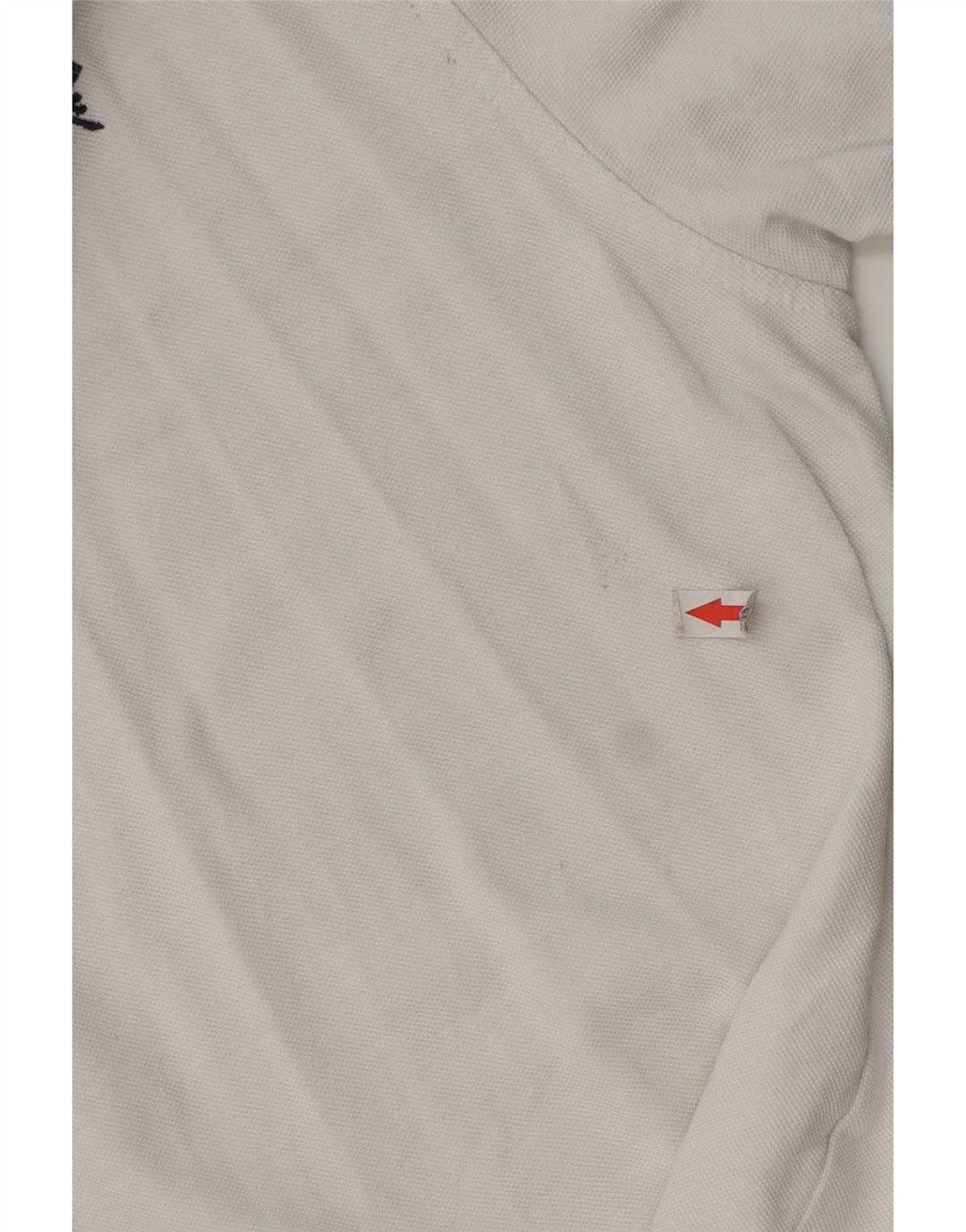 Camisa polo masculina Crew Clothing grande algodão branco
