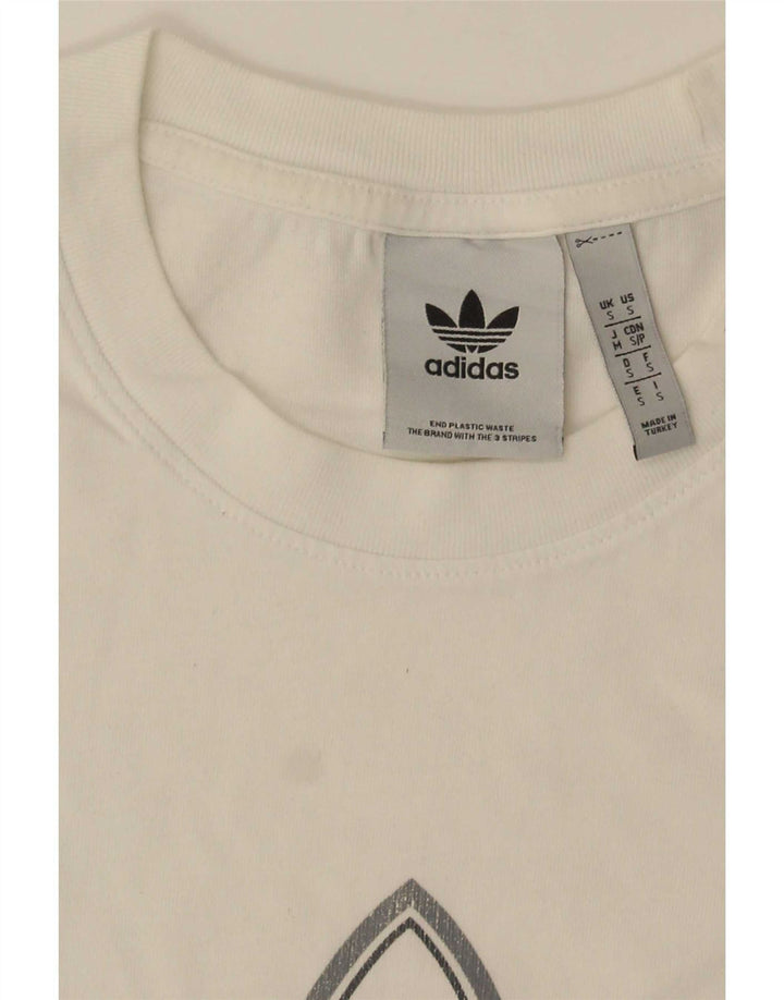 Camiseta Adidas Masculina Graphic Top Pequeno Branco