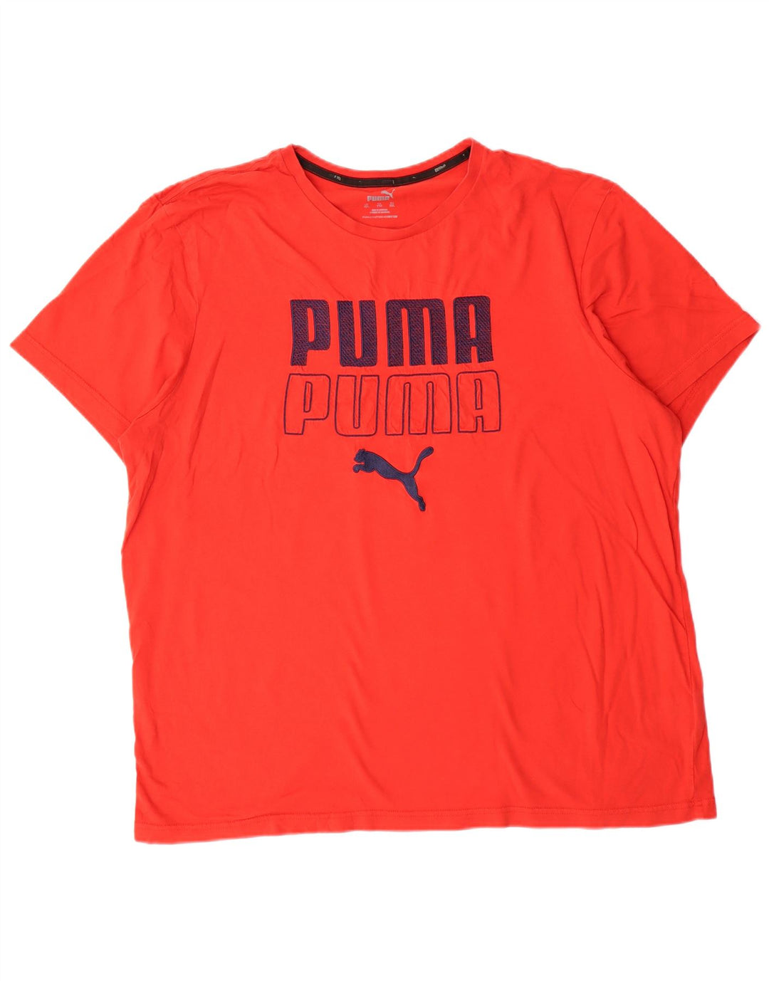 Camiseta gráfica masculina PUMA Top 2XL algodão vermelho