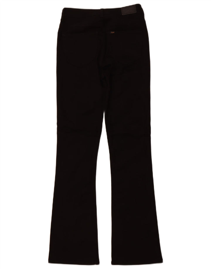 Lee Womens Breese Bootcut Jeans W28 L33 Algodão Preto