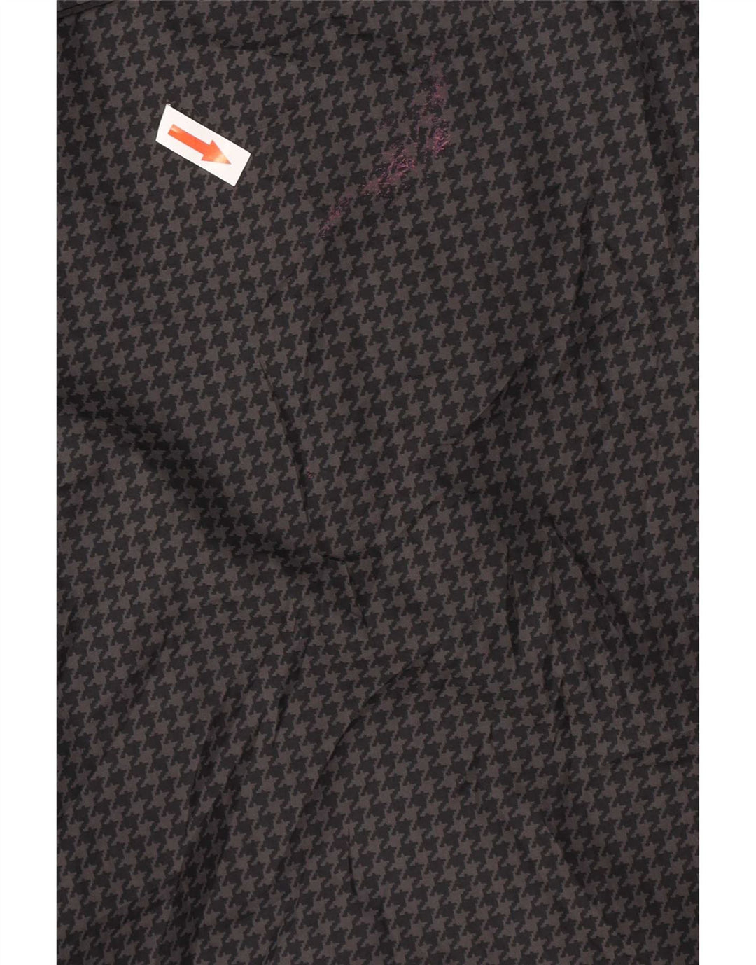 Jaqueta de chuva com capuz para meninas Volcom 13-14 anos XL cinza Houndstooth poliéster