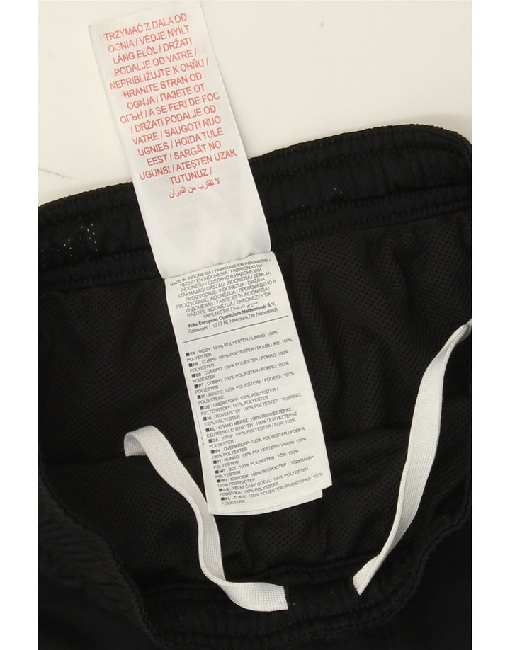 Calça corta-vento Nike Boys Dri Fit 12-13 anos grande poliéster preto