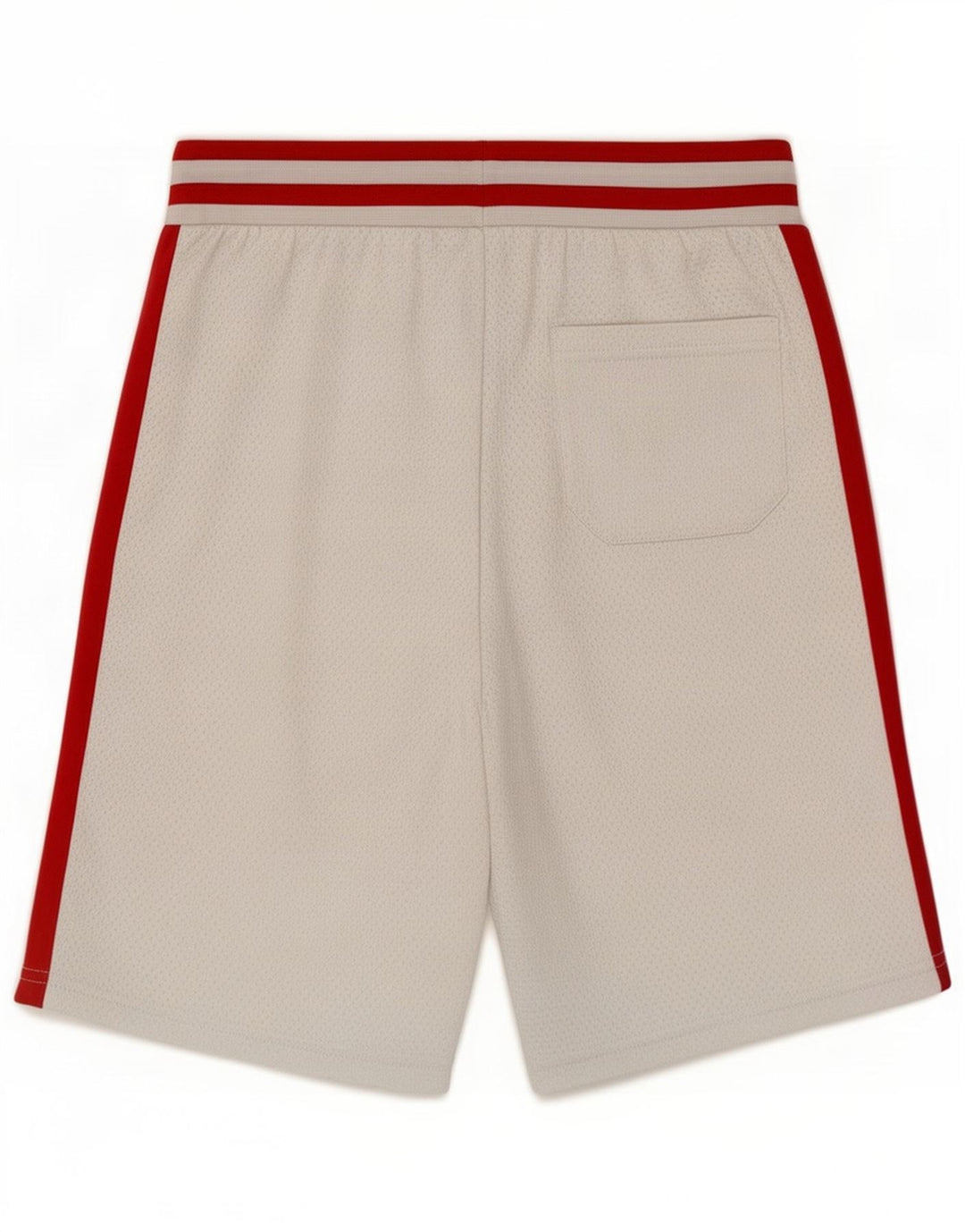 Shorts esportivos masculinos Tommy Hilfiger 11-12 anos branco colorblock poliéster