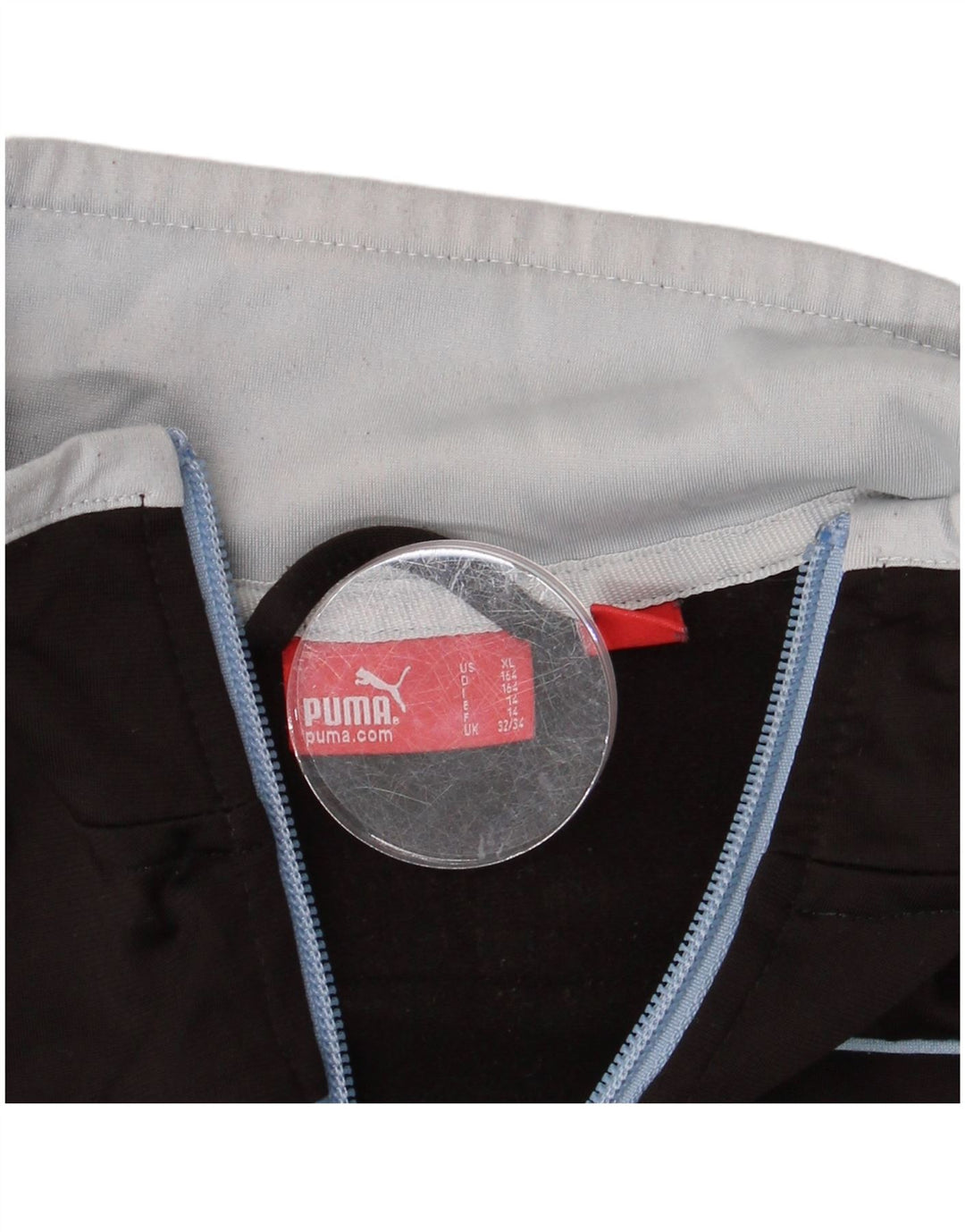 Jaqueta PUMA Boys Graphic Tracksuit Top 13-14 Anos Preto Colorblock