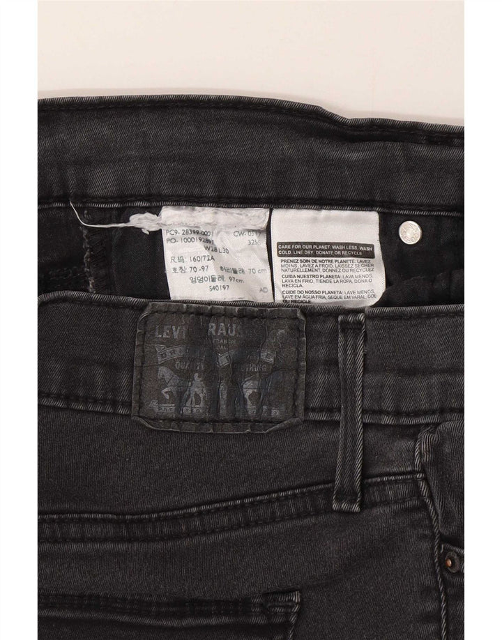 Calça jeans skinny feminina Levi's W28 L26 cinza