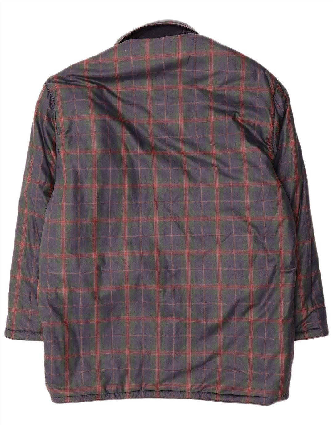 Jaqueta reversível masculina NAVIGARE UK 44 2XL lã azul marinho