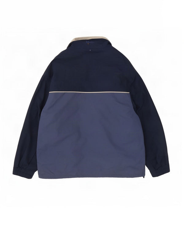 Jaqueta corta-vento masculina Columbia UK 42 XL azul colorblock