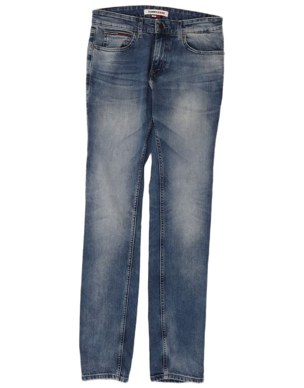 Tommy Hilfiger Mens Skinny Jeans W30 L34 Azul Algodão