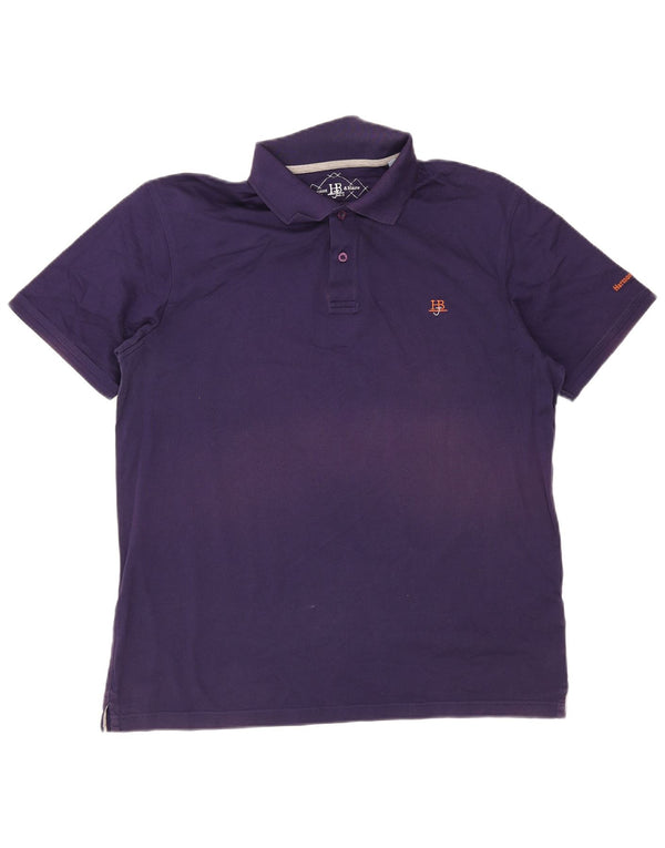 Camisa polo masculina Harmont & Blaine 3XL algodão roxo
