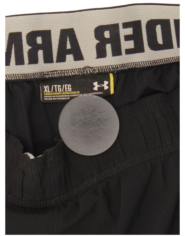 Shorts esportivos gráficos masculinos Under Armour XL preto