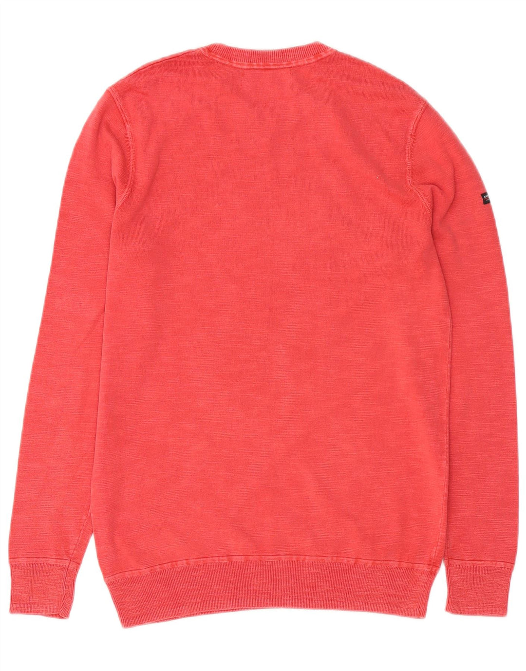 SUPERDRY moletom masculino jumper pequeno algodão vermelho