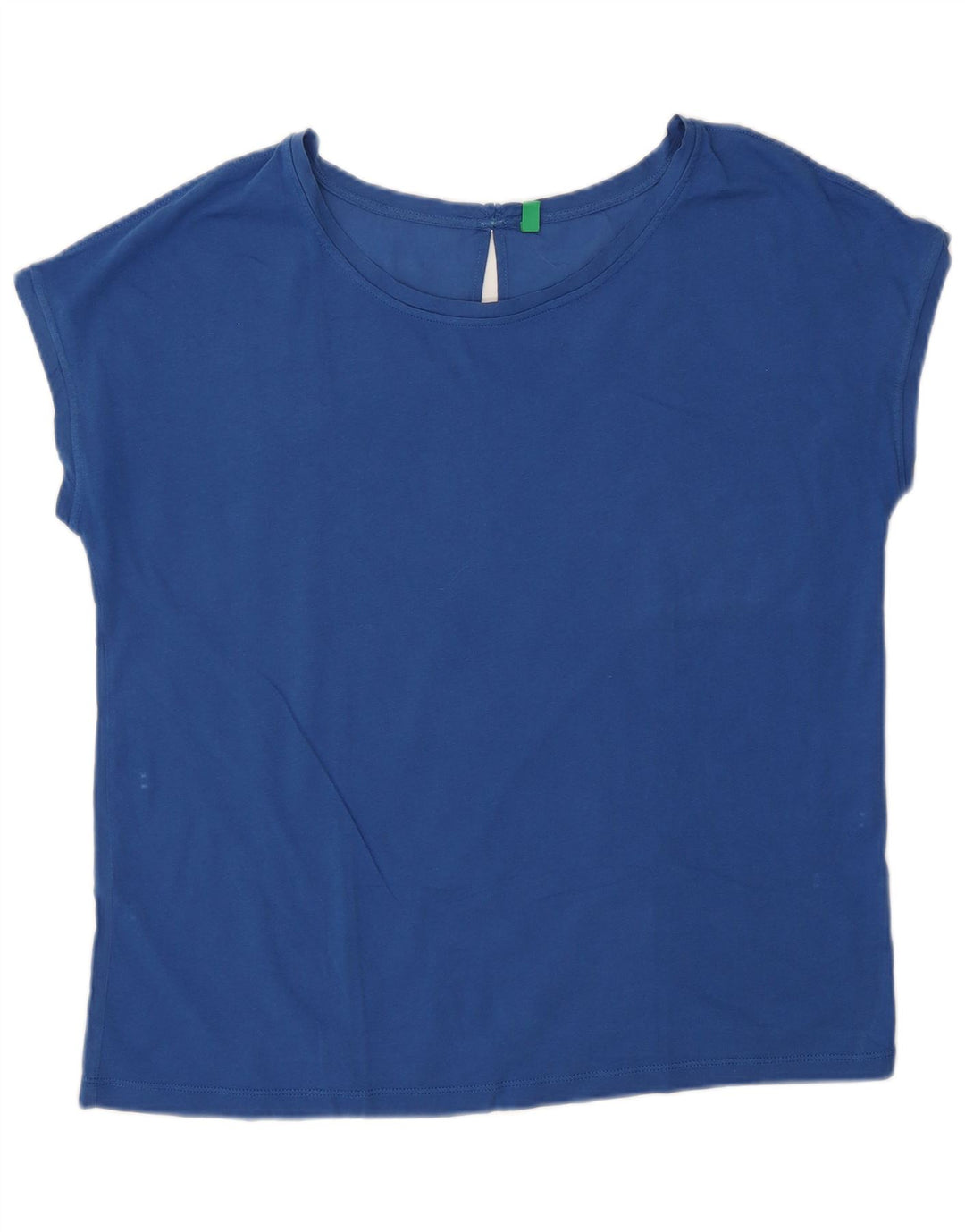 Blusa feminina Benetton UK 16 grande azul