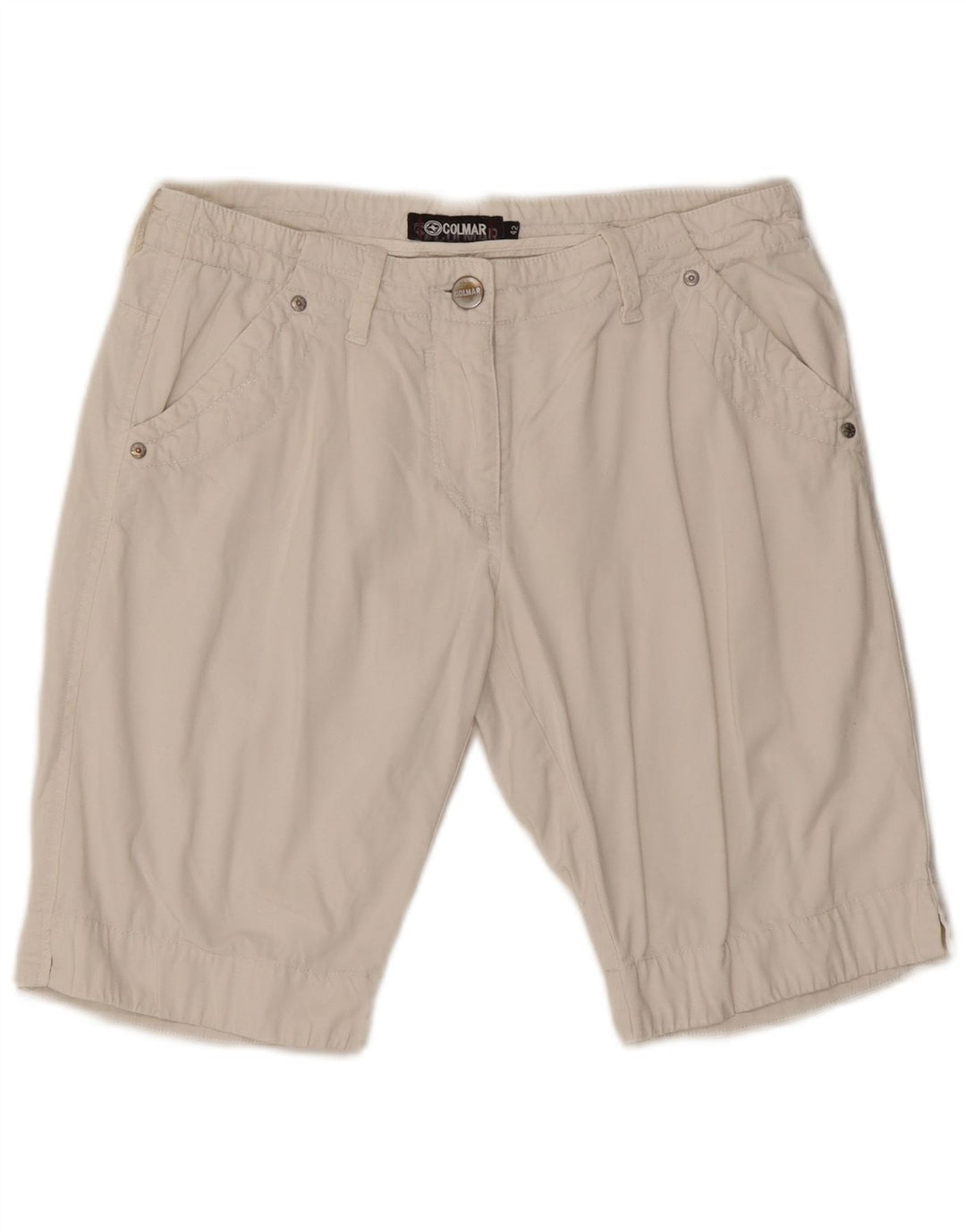 Shorts Chino Feminino Colmar IT 42 Médio W30 Algodão Branco