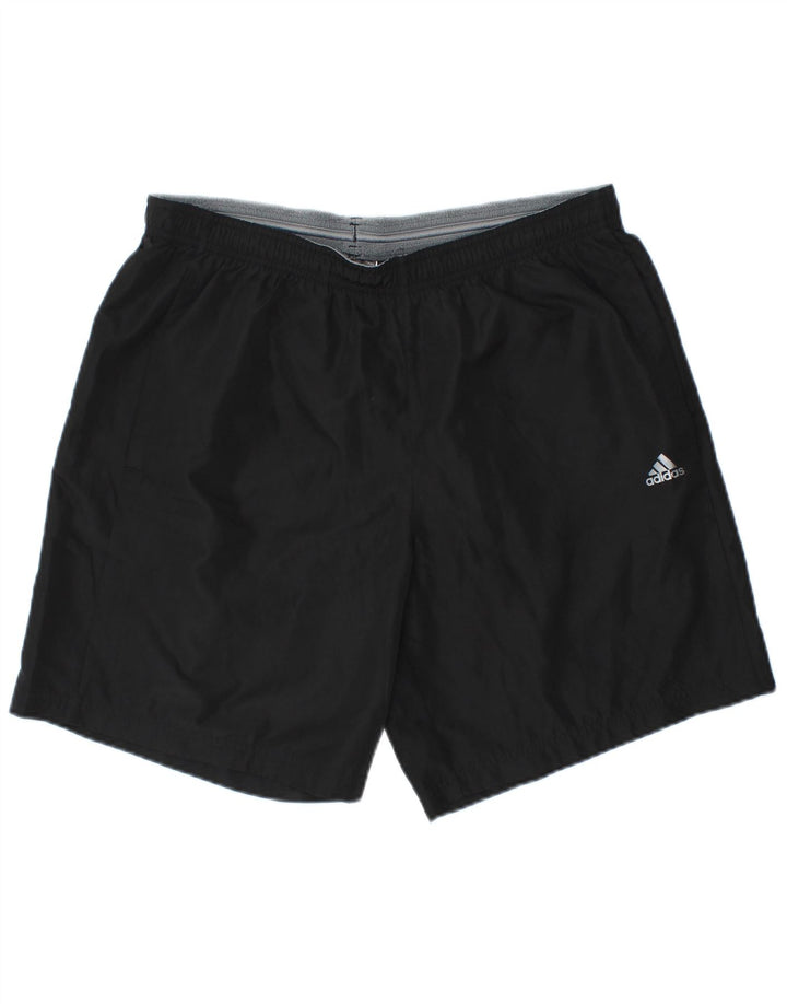 ADIDAS Mens Climalite Sport Shorts Grande Poliéster Preto