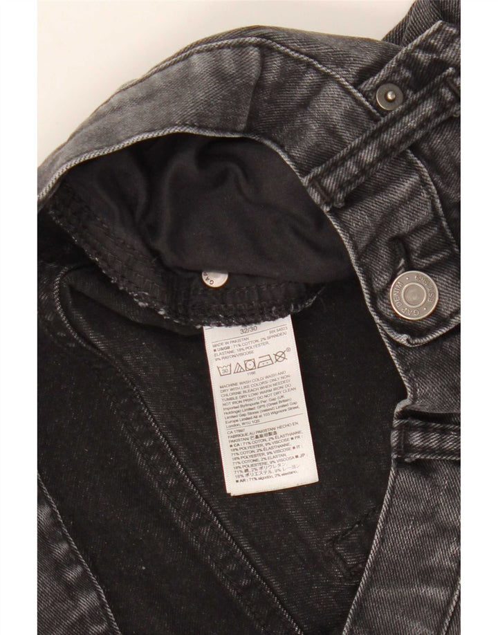 Jeans skinny feminino Gap W32 L30 algodão preto