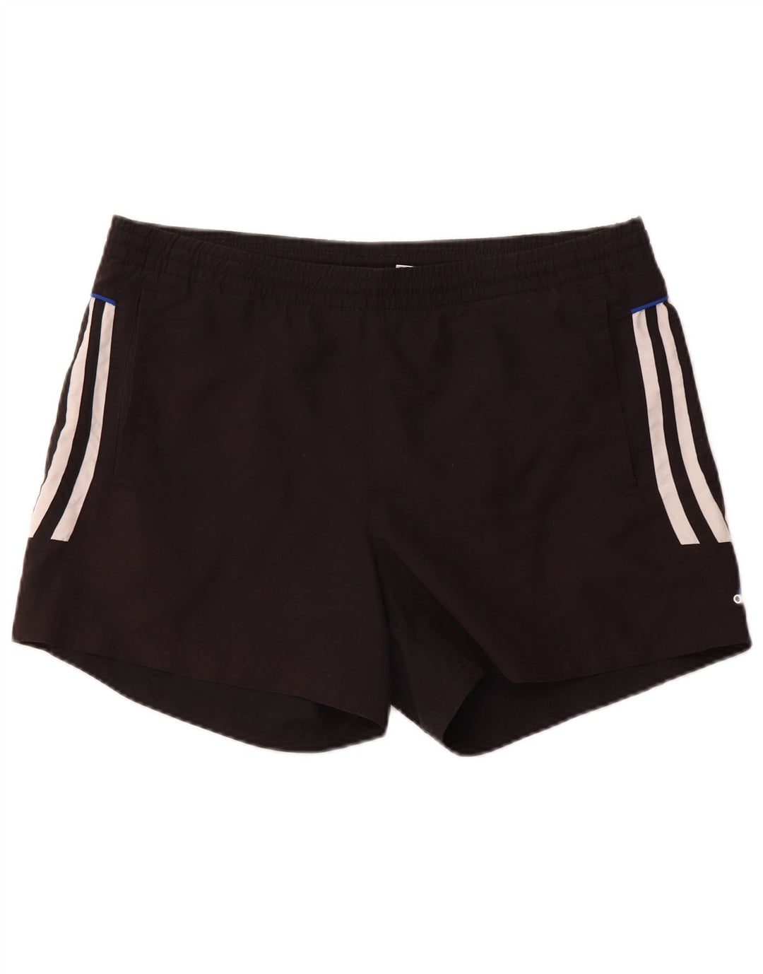 Shorts esportivos masculinos Adidas grande poliéster preto