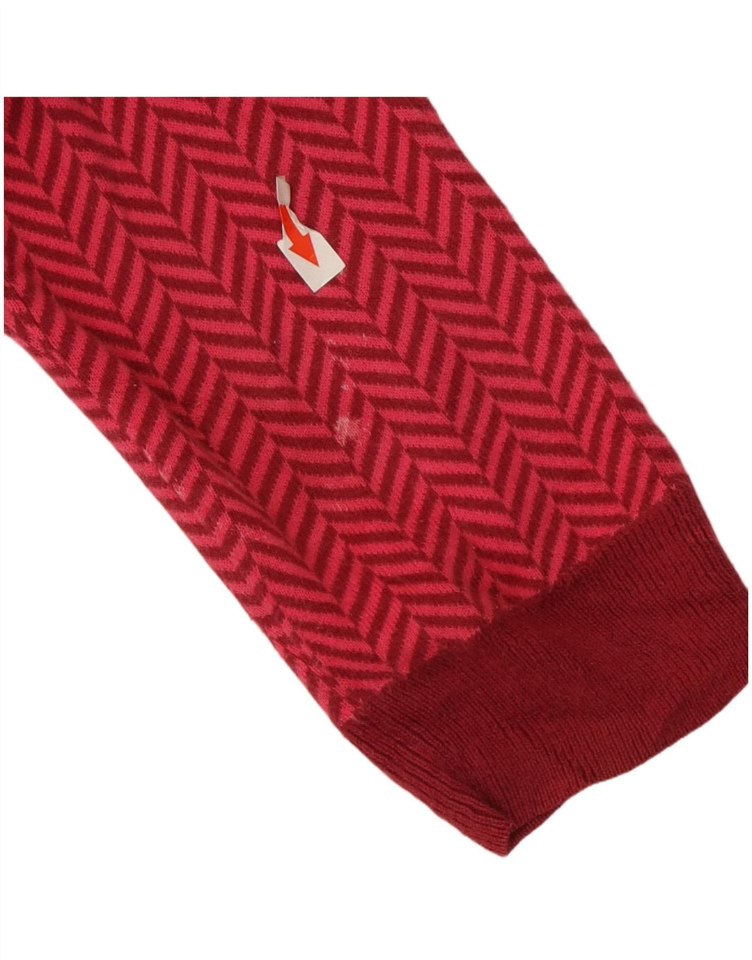 Suéter cardigã feminino Tommy Hilfiger Reino Unido 14 algodão espinha de peixe rosa médio