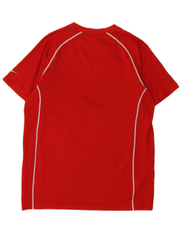Camiseta Nike Feminina Dri Fit Graphic Top UK 14 Grande Vermelha