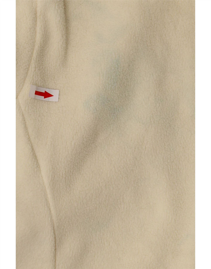 Jaqueta Calvin Klein Jeans Feminina de Lã com Capuz Reino Unido 18 XL Off White Poliéster