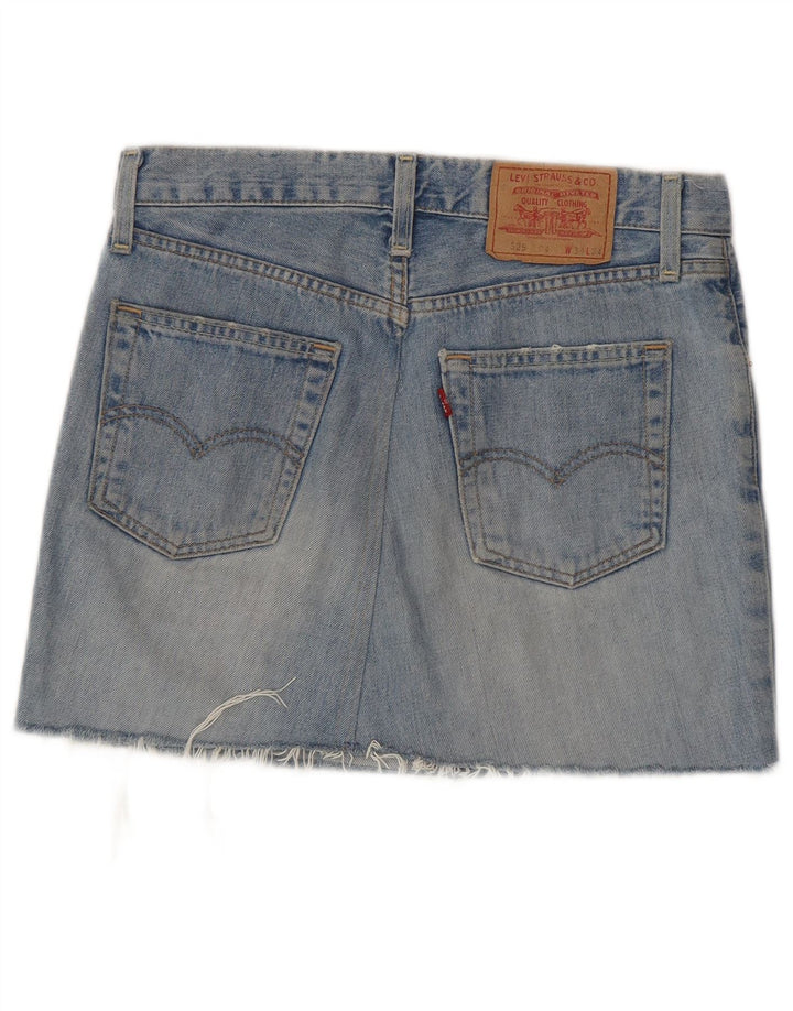 Saia jeans feminina 525 da Levi's W31 azul médio