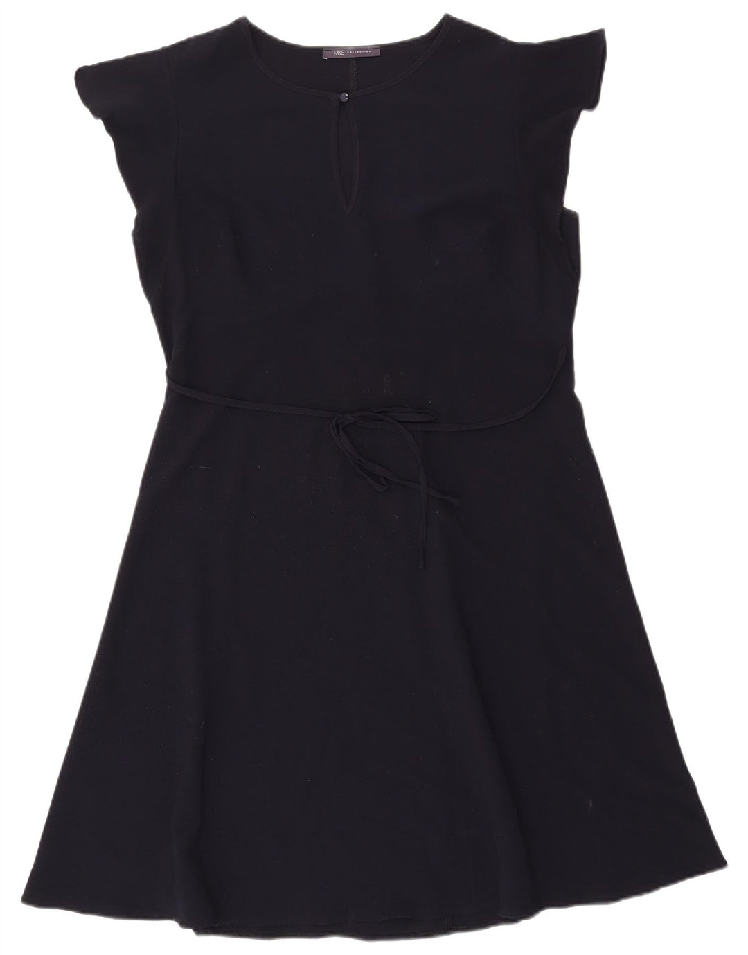 Vestido feminino Marks & Spencer A-Line Reino Unido 16 grande azul marinho