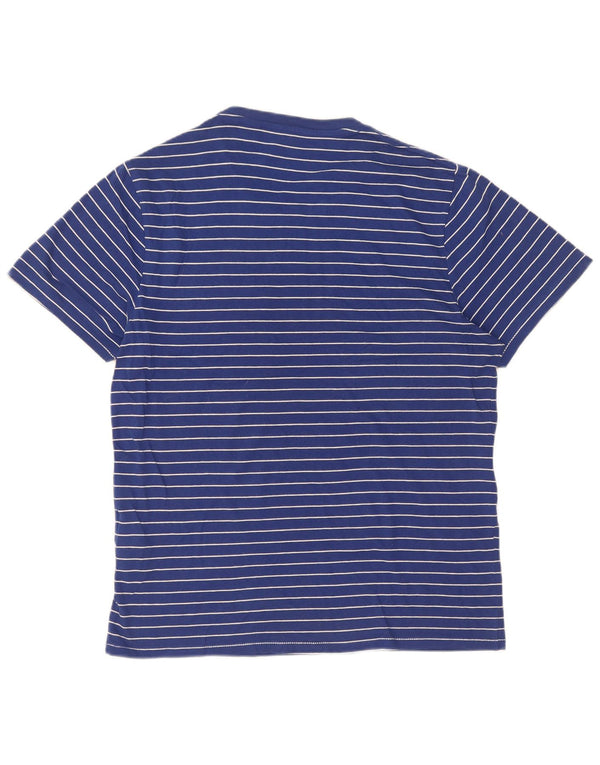 Camiseta masculina Levi's Top pequeno algodão risca de giz azul marinho