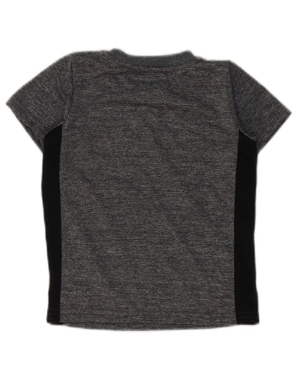 Camiseta gráfica masculina da NBA 2-3 anos cinza colorblock poliéster