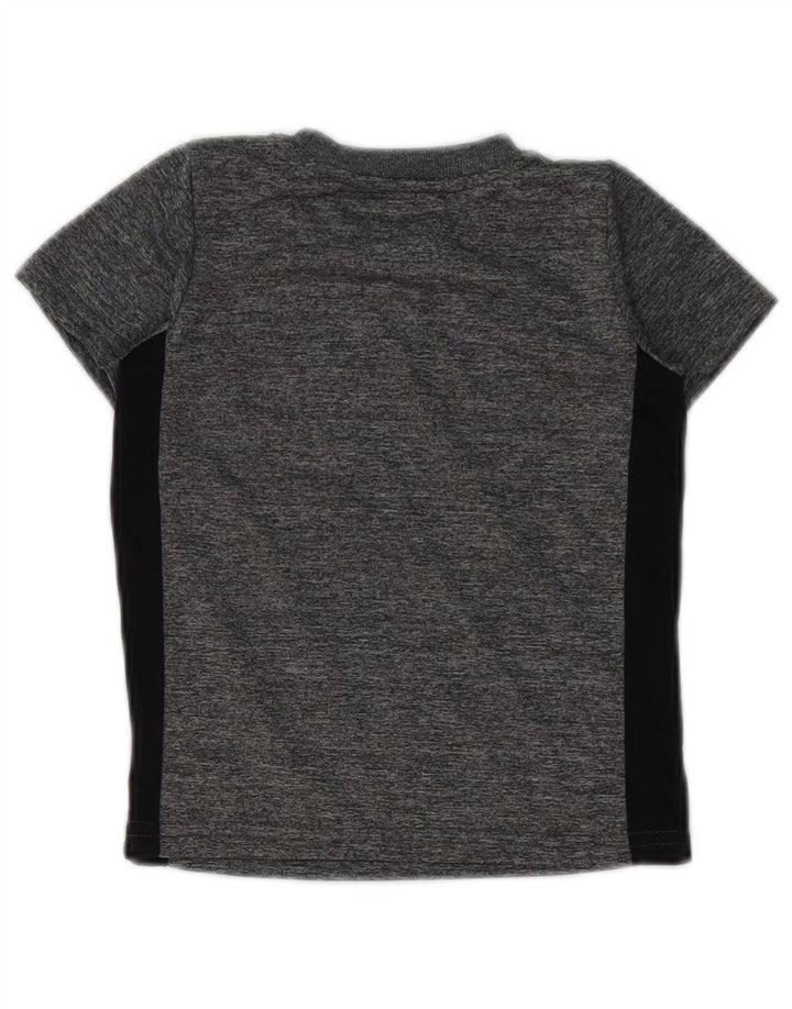 Camiseta gráfica masculina da NBA 2-3 anos cinza colorblock poliéster