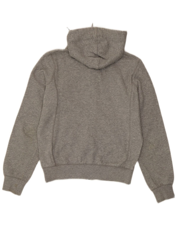Suéter Nike feminino com capuz e zíper oversized UK 6/8 XS cinza