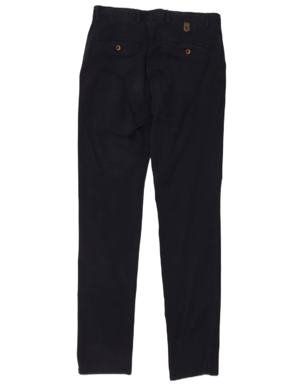 Calça Chino Masculina Slim Fit Massimo Dutti EU 40 Médio W31 L33 Azul Marinho