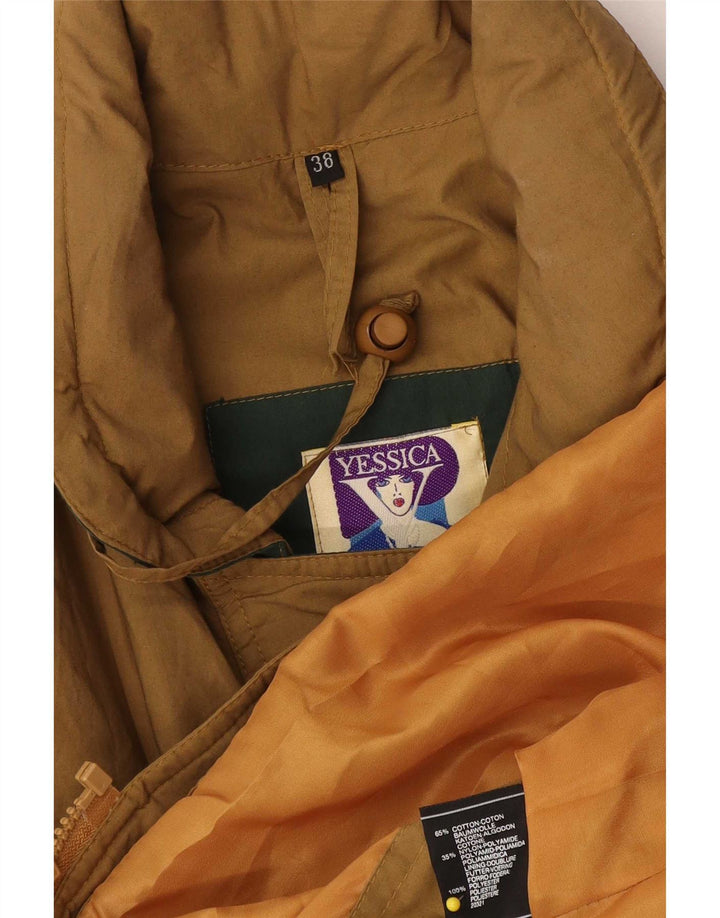Trench coat feminino oversized Yessica EU 38 médio cáqui algodão colorblock