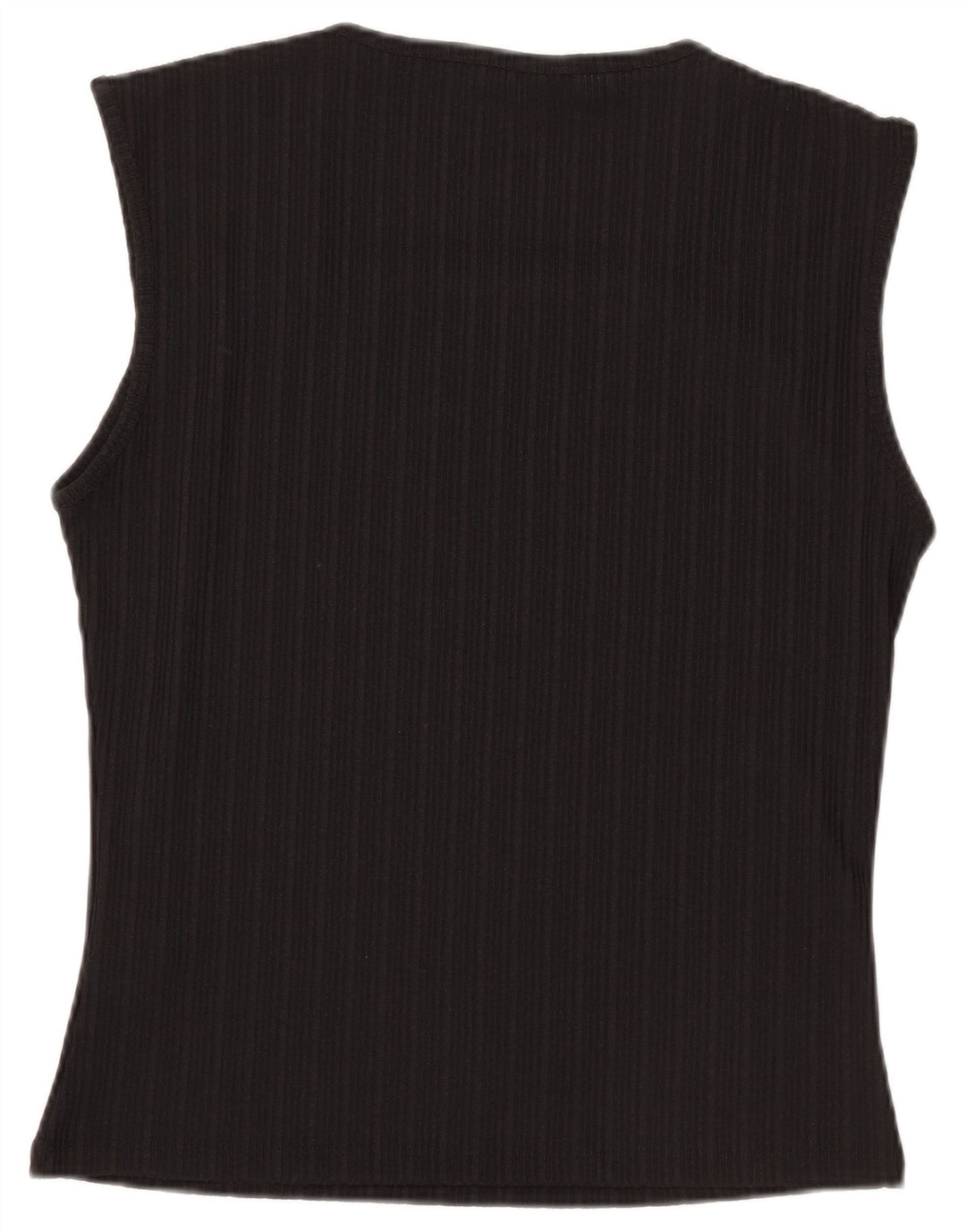 Blusa feminina sem mangas Lipsy UK 18 XL poliéster preto