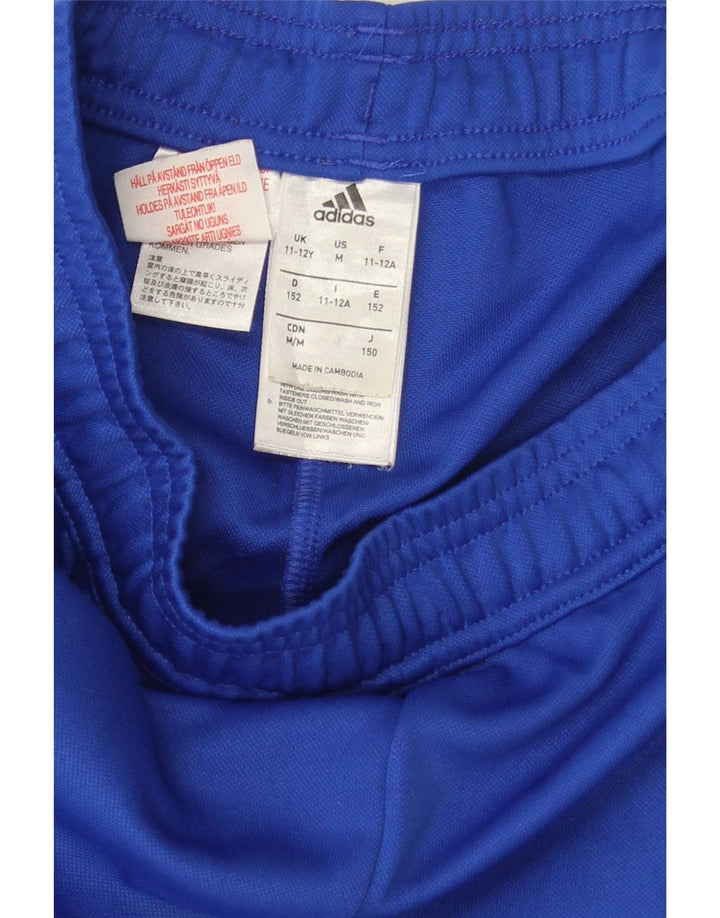 Calças de treino ADIDAS Boys Climacool 11-12 anos azul poliéster