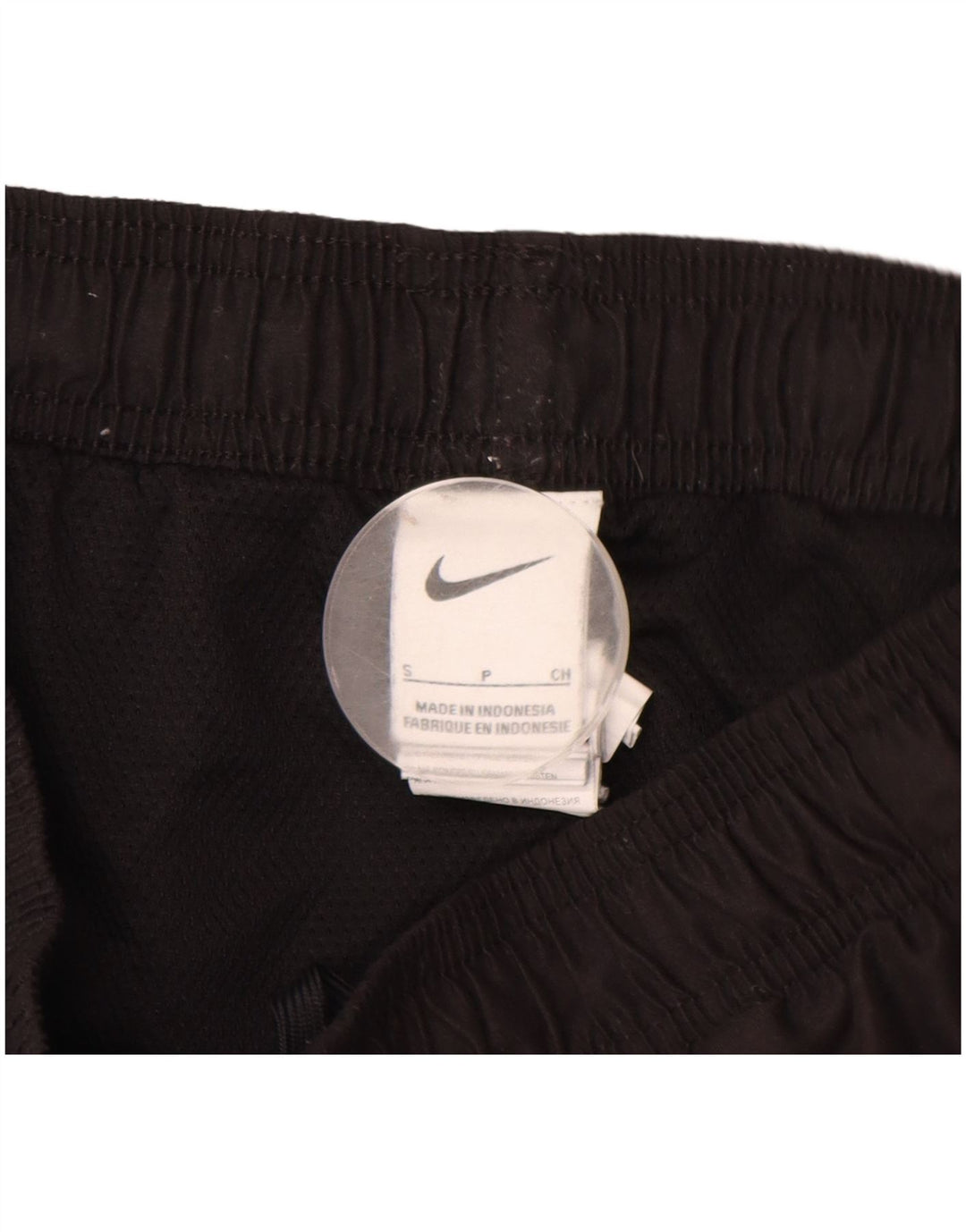 Shorts esportivos femininos NIKE UK 10 pequenos poliéster preto