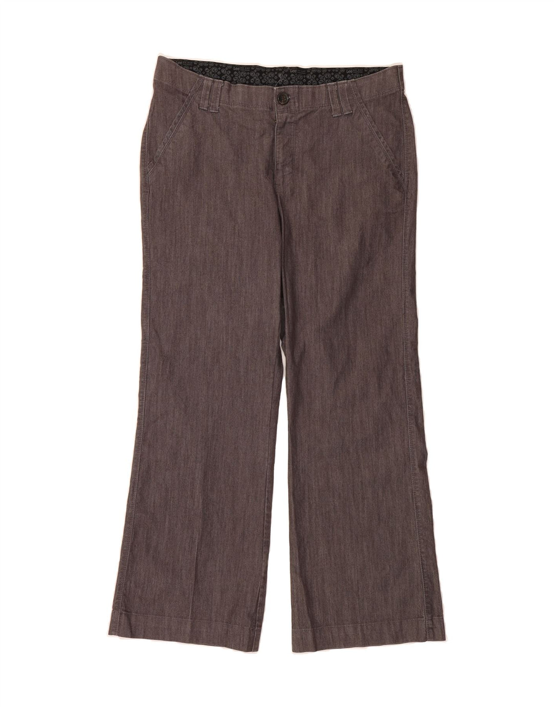 LEE Womens Wide Leg Chino Trousers US 14 XL W38 L30 Grey Cotton Vintage Lee and Second-Hand Lee from Messina Hembry 