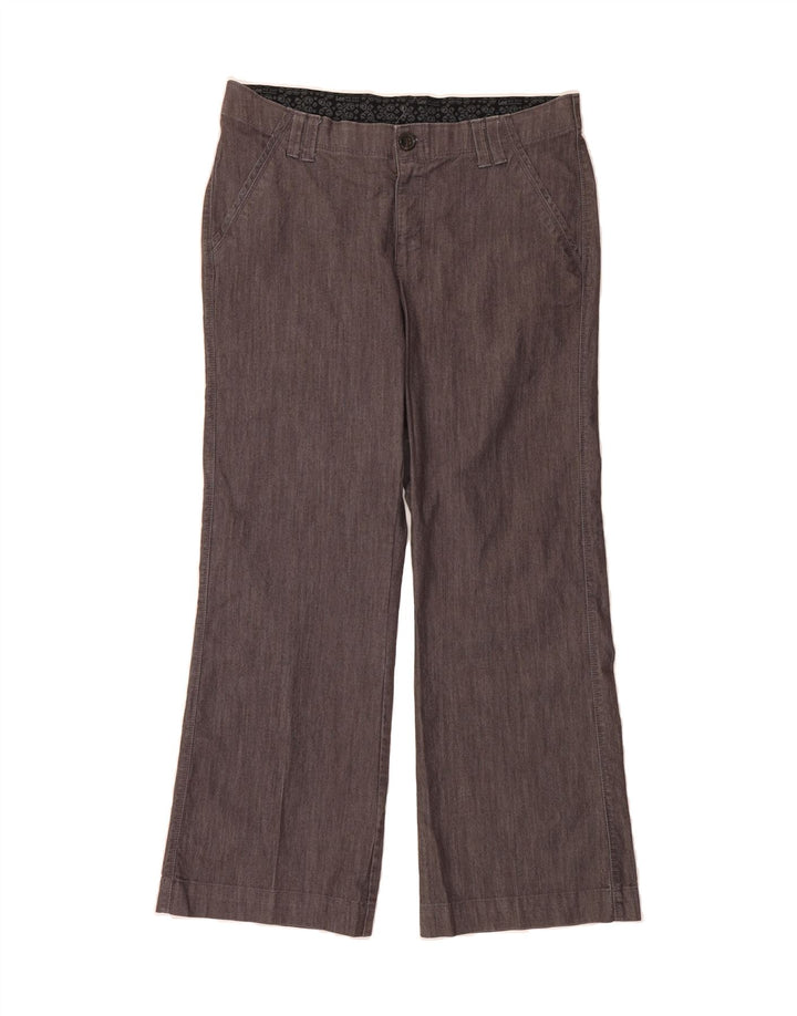 LEE Womens Wide Leg Chino Trousers US 14 XL W38 L30 Grey Cotton Vintage Lee and Second-Hand Lee from Messina Hembry 