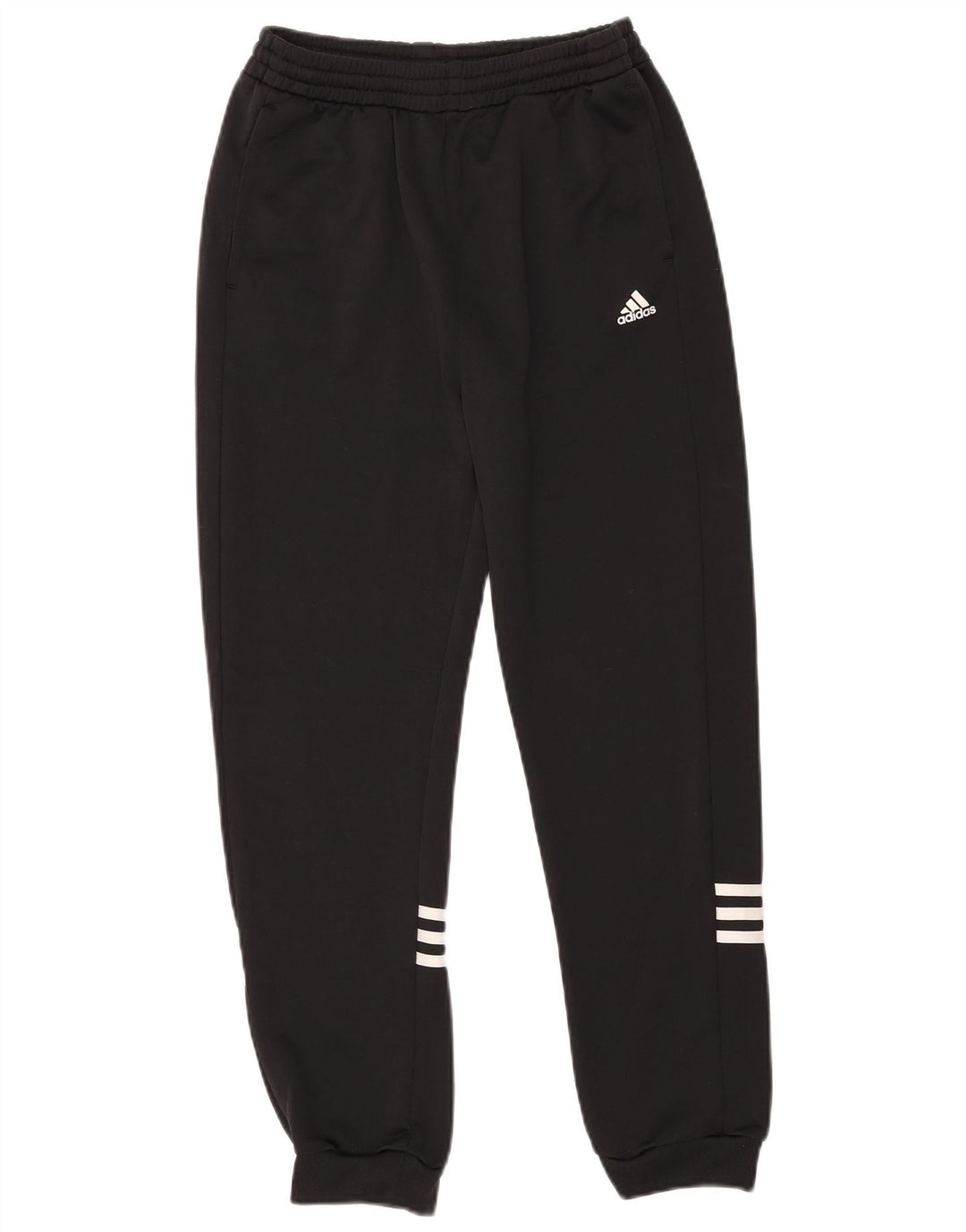 Adidas meninos calças de treino joggers 13-14 anos preto poliéster