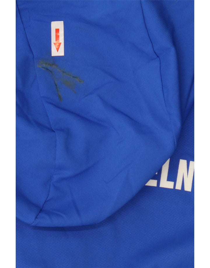 Adidas Mens Graphic Hooded Tracksuit Top Jaqueta Azul Médio Poliéster