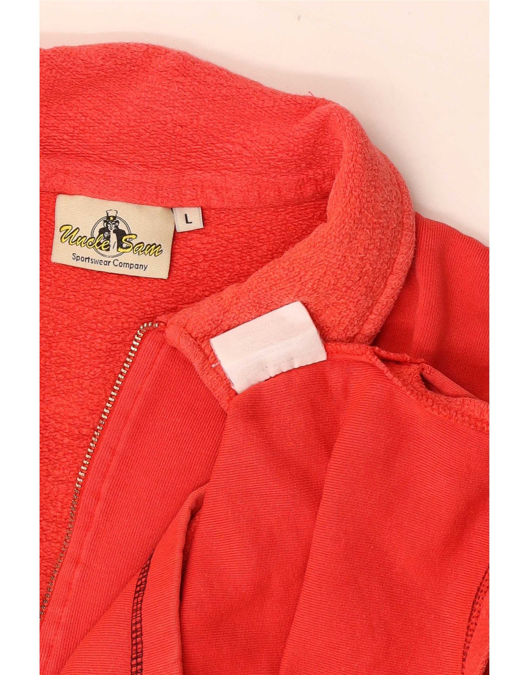 Tio Sam Mens Graphic Polo Neck Moletom Jumper Grande Algodão Vermelho
